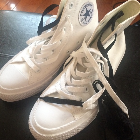 Converse Shoes - White Converse Chuck Taylor high tops